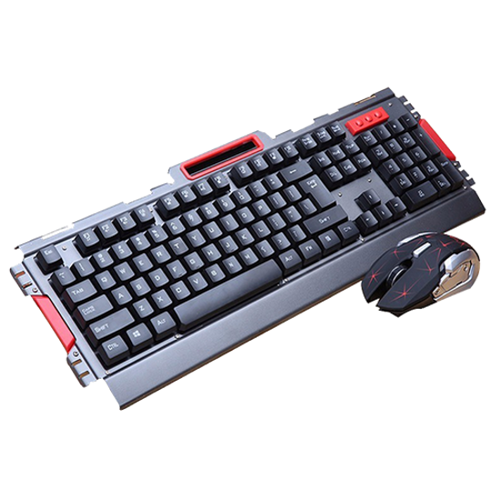 Imagen de Teclado y Mouse Gamer Inalámbricos HK50 R08-6