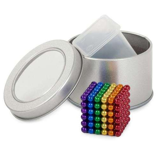 Imagen de Bolitas Magnéticas de Colores en Lata 216 Unidades