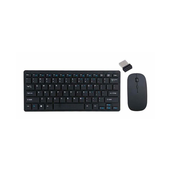 Imagen de Set Teclado y Mouse Inalambrico Weibo WB-8068 c52-2