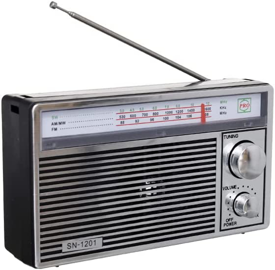 Imagen de Radio AM/FM Corriente y Pilas SN-1201