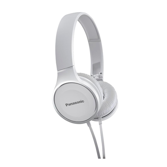Imagen de Auriculares Cableados Panasonic Vincha Estéreo RP-HF100E Blanco