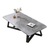 Imagen de Mesa Ratona Nórdica Imitación Mármol Gris 100x50x46cm