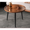 Imagen de Mesa Auxiliar, Ratona 50cm diámetro Madera Minimalista