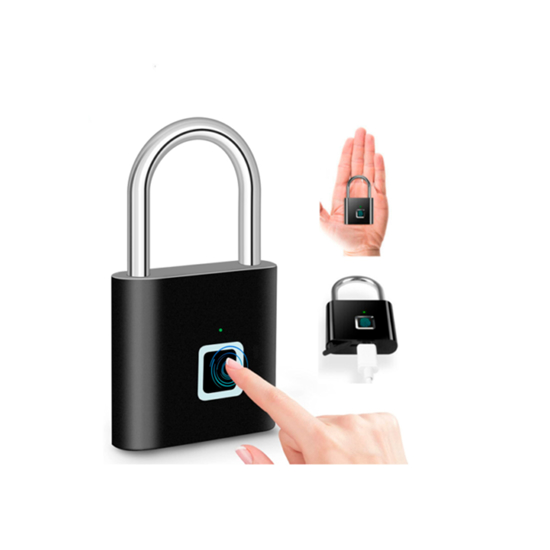 Imagen de Candado Inteligente Huella Digital IP65 Impermeable Recargable