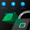 Imagen de Candado Inteligente Huella Digital IP65 Impermeable Recargable