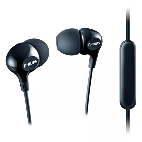 Imagen de Auriculares Con Micrófono Philips She3555 Big Bass In-ear Negros