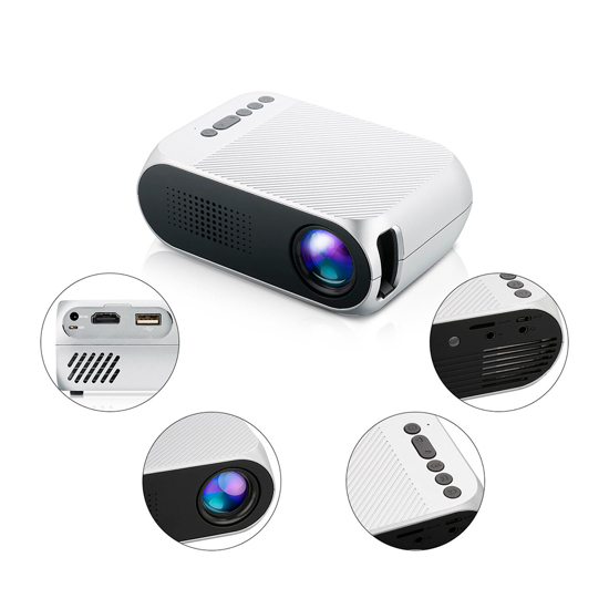 Imagen de Mini proyector portátil LED 1080P HD 804-02