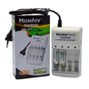 Imagen de Cargador de pilas con pilas Maxday JV18492