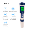 Imagen de Medidor Digital de calidad del Agua 5 en 1 PH TDS EC