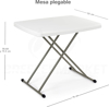 Imagen de Escritorio Mesa Plegable 3 Alturas Regulable 50x75cm