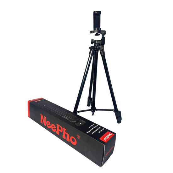 Imagen de Trípode para cámara o celular con soporte NeePho 136 cm