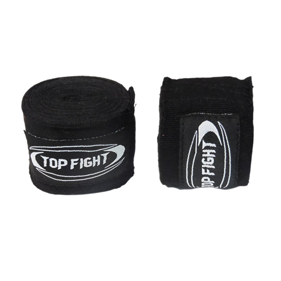 Imagen de Venda para Boxeo Top Fight 3 Metros Negra