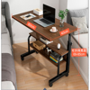 Imagen de Escritorio Portátil Auxiliar Altura ajustable Metal y Madera con Ruedas