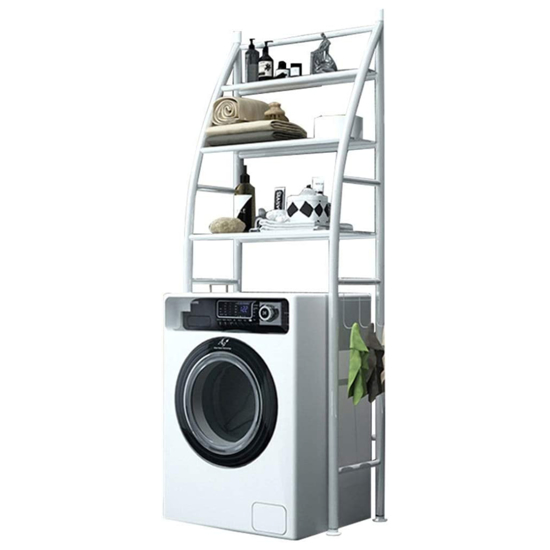 Imagen de Estanteria Rack Blanco Sobre Lavarropas 65x25x166 cm