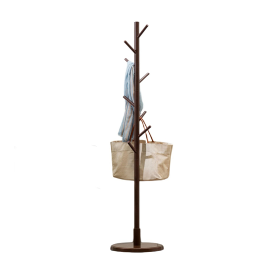 Imagen de Perchero Madera de Pie 165x35cm Color Café