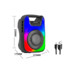 Imagen de Parlante Kolav Bluetooth F809 8 Pulgadas Luces RGB