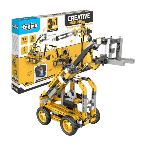 Imagen de Juego para armar Engino CB-M40. Motorizado. 3 modelos posibles