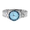 Imagen de Reloj de Dama Q&Q Q55A-005PY Plateado Esfera Azul