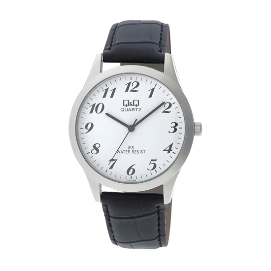 Imagen de Reloj para Caballero Q&Q C152J304Y Malla de Cuero