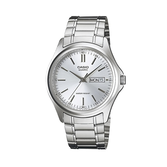 Imagen de Reloj Casio MTP-1239D-7A Esfera Plateada, Análogo.
