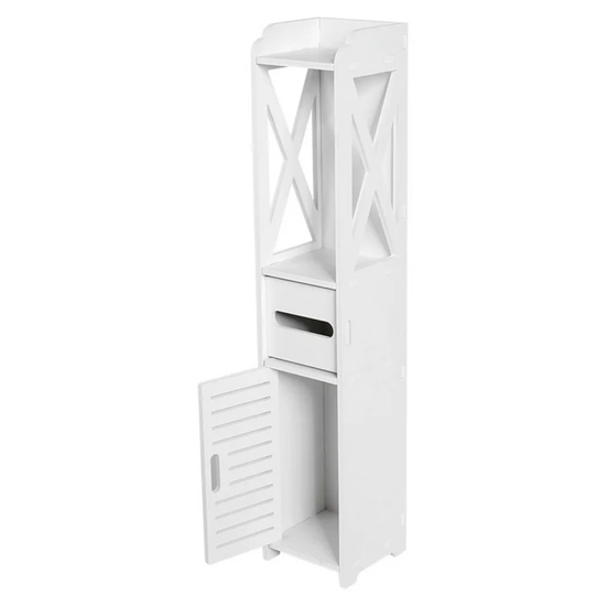 Imagen de Mueble Organizador Baño Papel Higiénico Blanco 80x20 cm