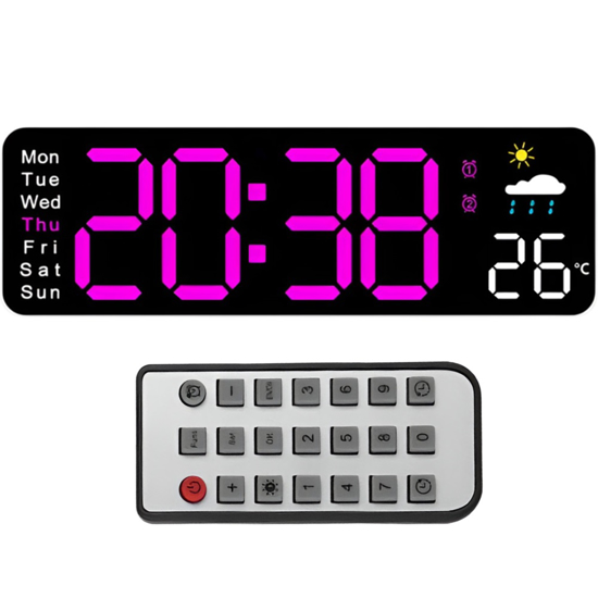 Imagen de Reloj Digital con Clima, Alarma y Calendario