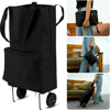Imagen de Carro de Compras Plegable Ruedas y Bolsillo, Feria 20L