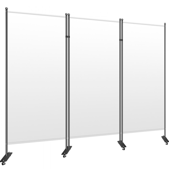 Imagen de Biombo Separador 3 Paneles Poliéster 226x185 cm