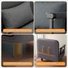Imagen de Sofá Cama 100cm Reclinable, Plegable 2 Almohadónes