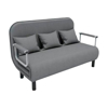 Imagen de Sofá Cama 2 Plazas 150cm Reclinable, Plegable con Almohadones
