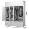 Imagen de Armario Ropero Modular ABS Plástico Organizador 147cm