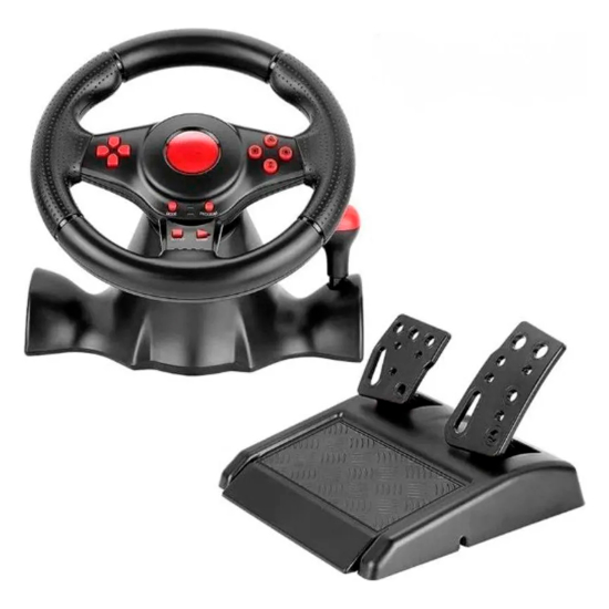 Imagen de Volante y Pedalera Gamer Lizzard XZZ-VO-01