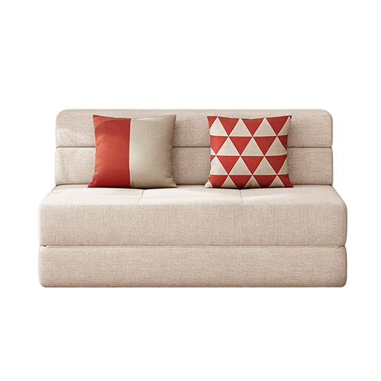 Imagen de Sofá Cama Moderno 2 Cuerpos Beige