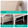 Imagen de Sofá Cama Plegable Metal Beige