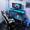 Imagen de Escritorio 110 cm Hierro y Madera Mövi Gamers Luces RGB
