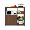 Imagen de Rack Multiuso Organizador Cocina Metal y Madera 80cm Mövi