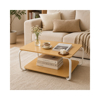Imagen de Mesa Ratona 2 Niveles Estante 100x60cm Mövi
