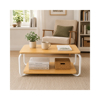 Imagen de Mesa Ratona 2 Niveles Estante 100x60cm Mövi