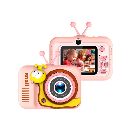 Imagen de Cámara Digital Infantil Pantalla 2" Fotos y Videos Caracol