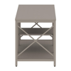 Imagen de Rack Industrial Madera Metal Con Estantes 140x40cm Mövi