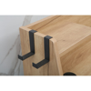 Imagen de Escritorio Industrial De Madera Hierro Con Estantes 120cm