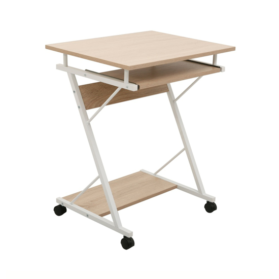 Imagen de Escritorio Compacto Con Ruedas Metal y MDF Mövi