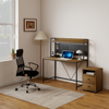 Imagen de Escritorio Estante y Panel Organizador MDF Hierro 124cm Mövi