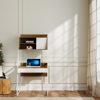 Imagen de Escritorio Industrial 80cm Gabinete Estante y Cajón Mövi