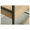 Imagen de Escritorio Industrial 120cm Gabinete Estantes y Cajones Mövi