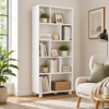 Imagen de Repisa Blanca Biblioteca 5 Niveles 90 cm Mövi