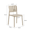 Imagen de Silla de Comedor Moderna de Polipropileno Reforzado Mövi