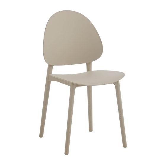 Imagen de Silla de Comedor Moderna de Polipropileno Mövi