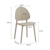Imagen de Silla de Comedor Moderna de Polipropileno Mövi