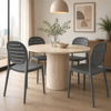 Imagen de Silla de Polipropileno Apilable para Comedor Interior Exterior Mövi